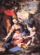 BAROCCI, Federico Fiori Rest on the Flight to Egypt sw Spain oil painting artist